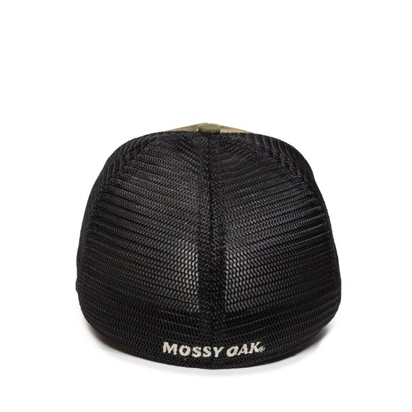 🐳 NWT MOSSY OAK FITTED HAT MEN'S MESH BACK CAMO - Picture 3 of 5